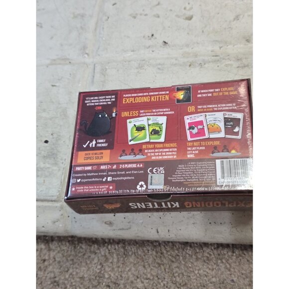Exploding Kittens Card Game, Original Edition, 2020, Sealed - Picture 2 of 6